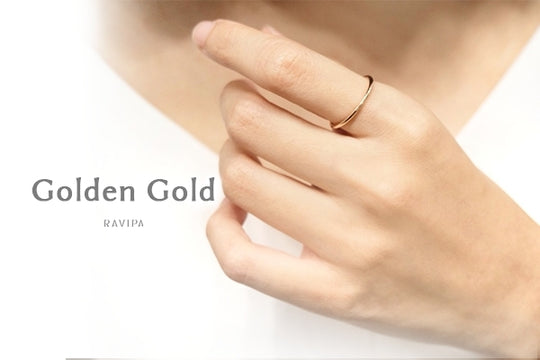 9K Golden Gold Ring