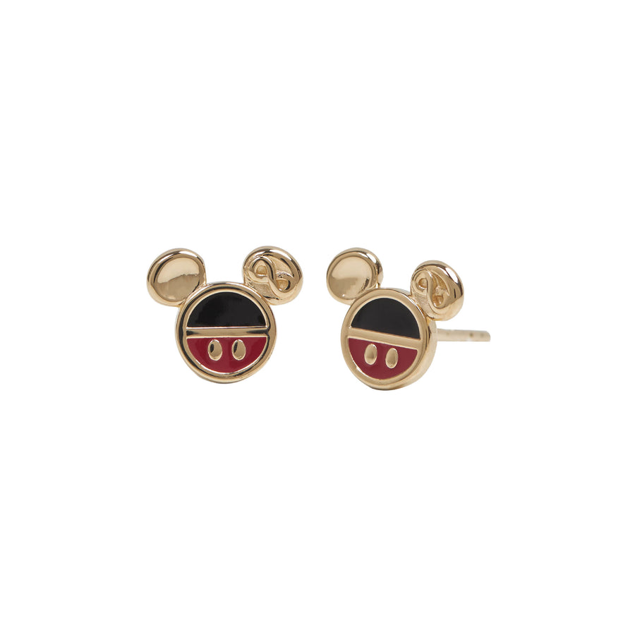 Classic Gold Mickey Mouse Earrings