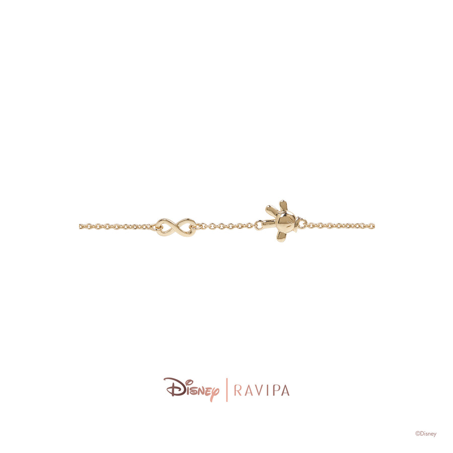 Mickey Mouse Infinity Chain Bracelet
