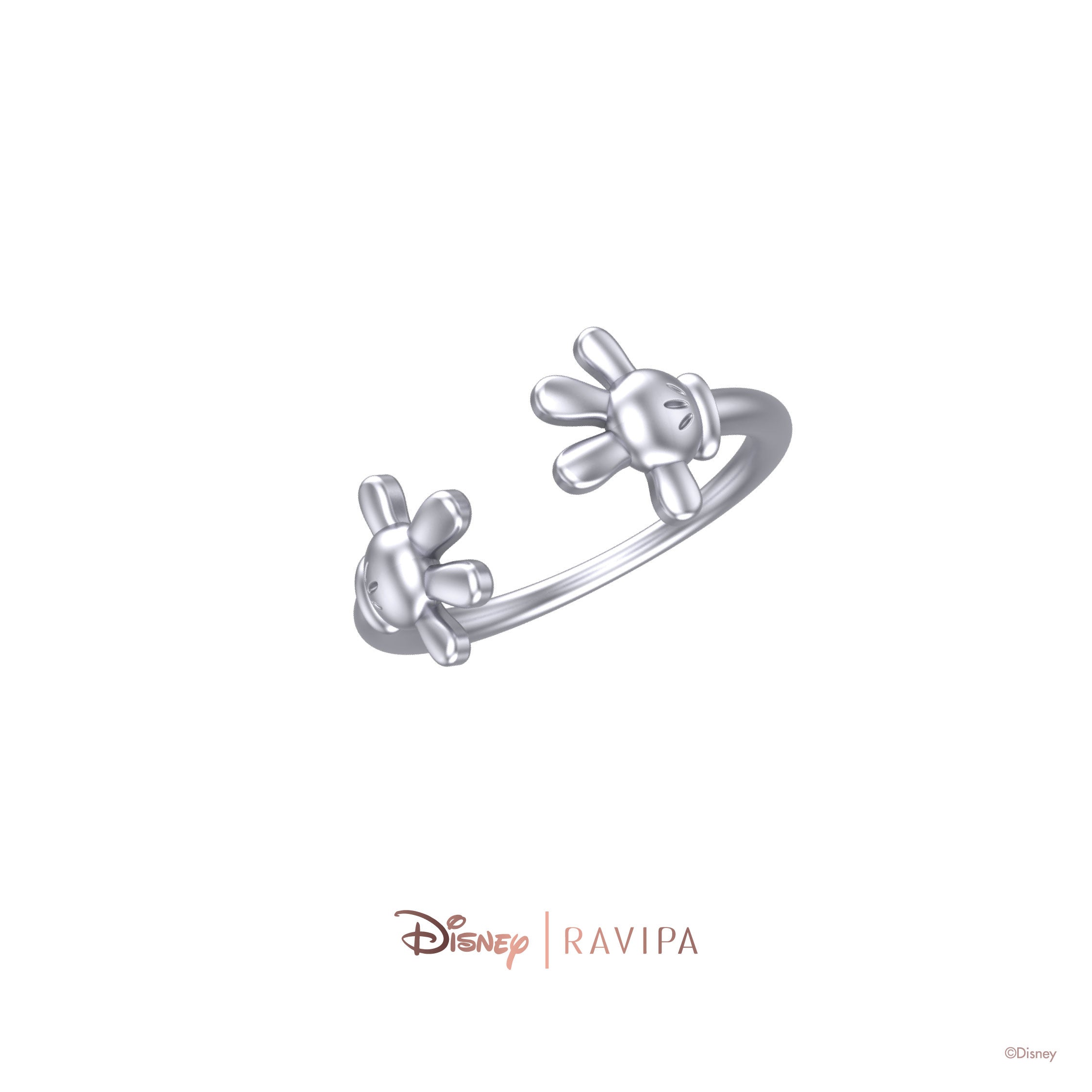 Silver Mickey Mouse Ring – RAVIPA