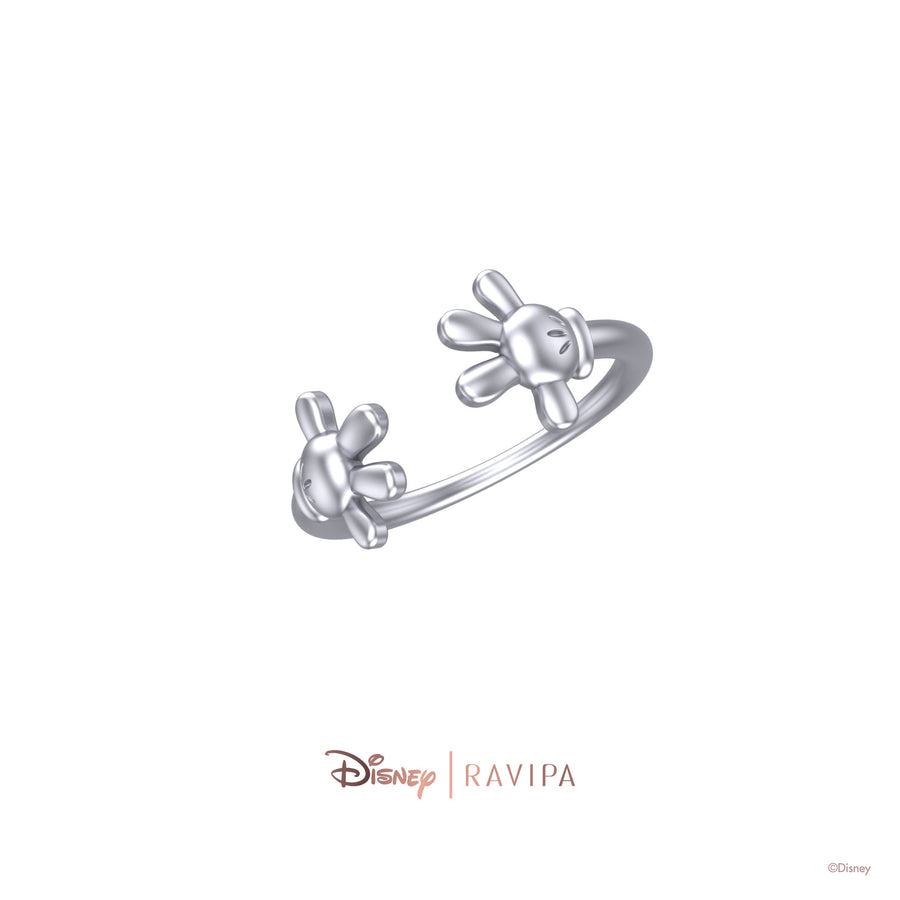 Silver Mickey Mouse Ring