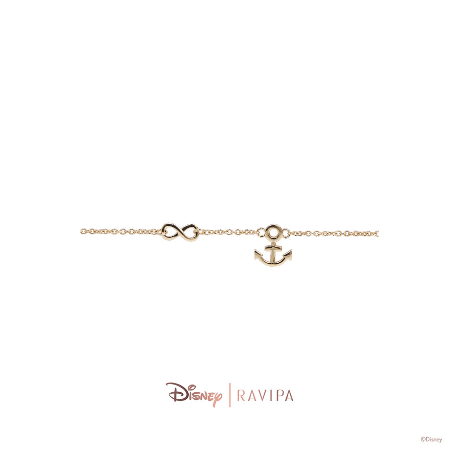 Donald Anchor Infinity Chain Bracelet
