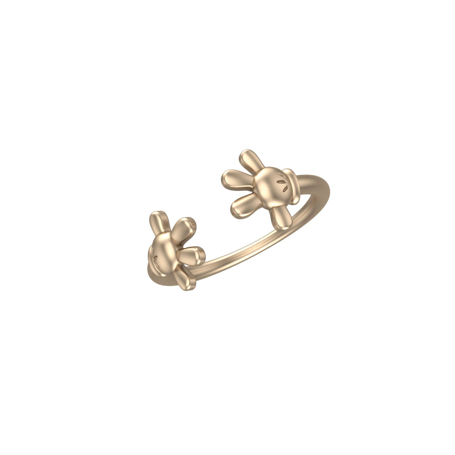 Gold Mickey Mouse Ring