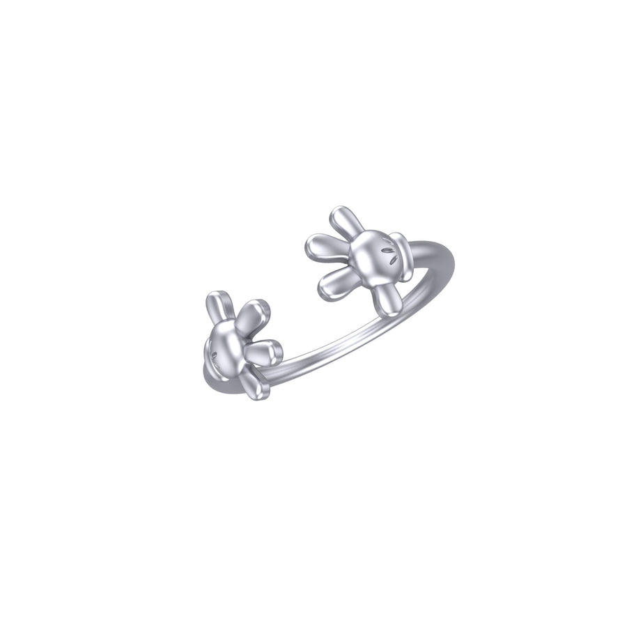 Silver Mickey Mouse Ring