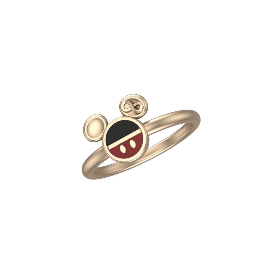 Classic Gold Mickey Mouse Ring