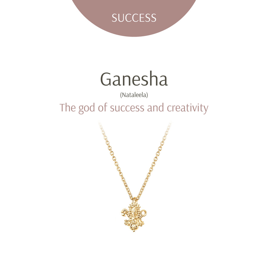 Ganesha Nataleela Necklace | Special Edition Golden Gold