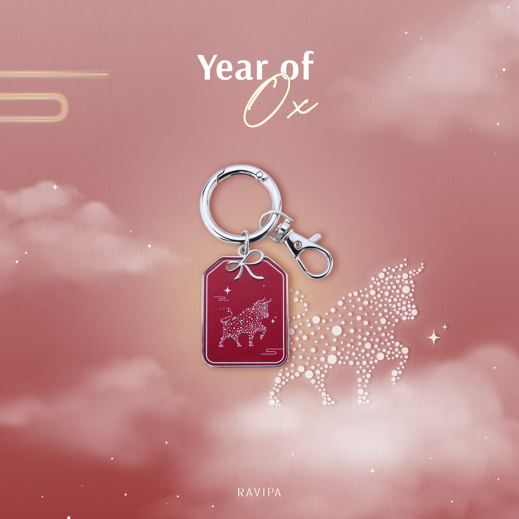 Ox Key Ring The Year of the Ox Keyring – RAVIPA