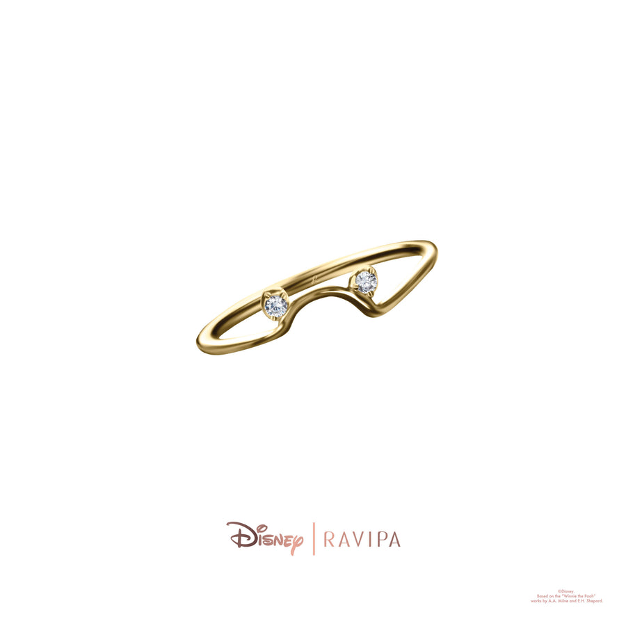 Gold Winnie the Pooh Classic Ring