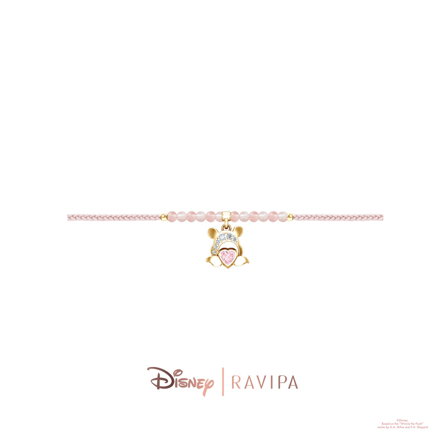 Gold The love of Winnie the Pooh Bracelet