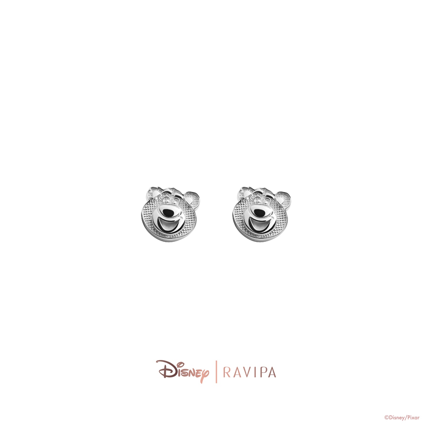 Toy Story Lotso Silver Stud Earrings