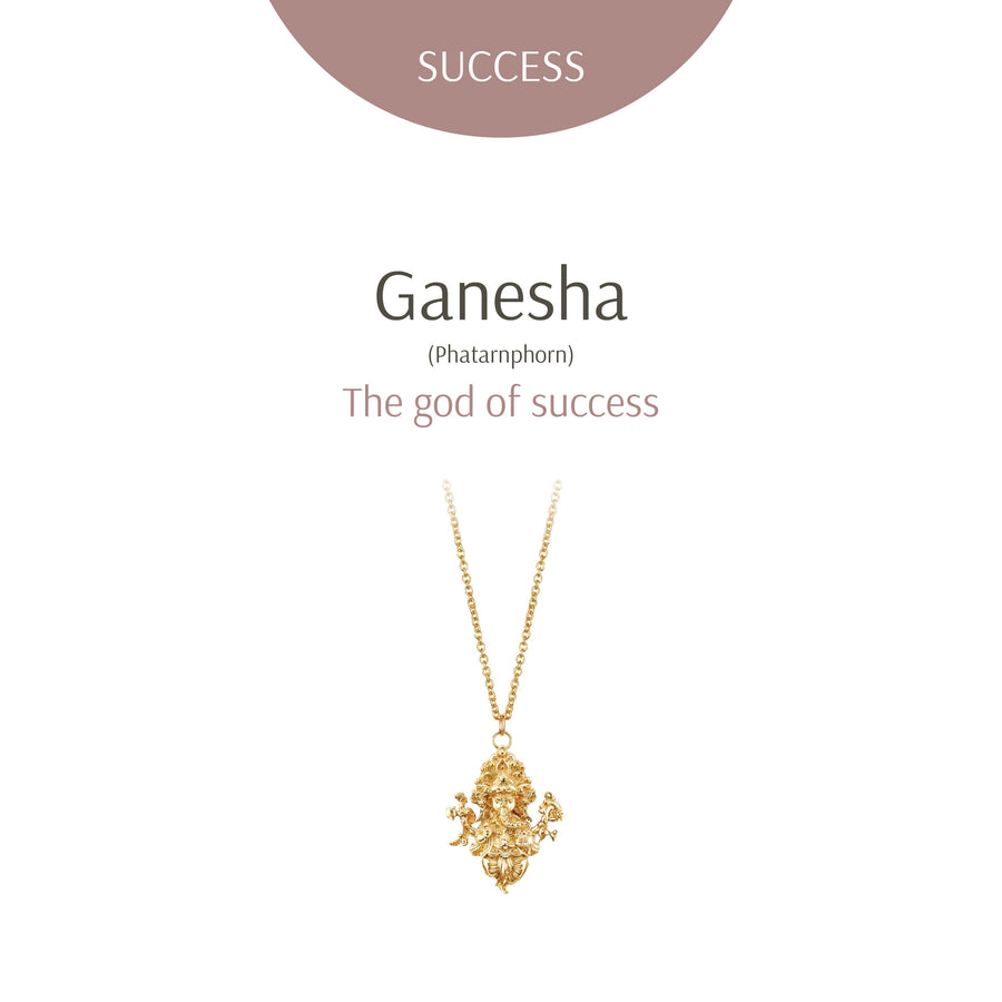 Ganesha Phatarnphorn Necklace | Special Edition Golden Gold