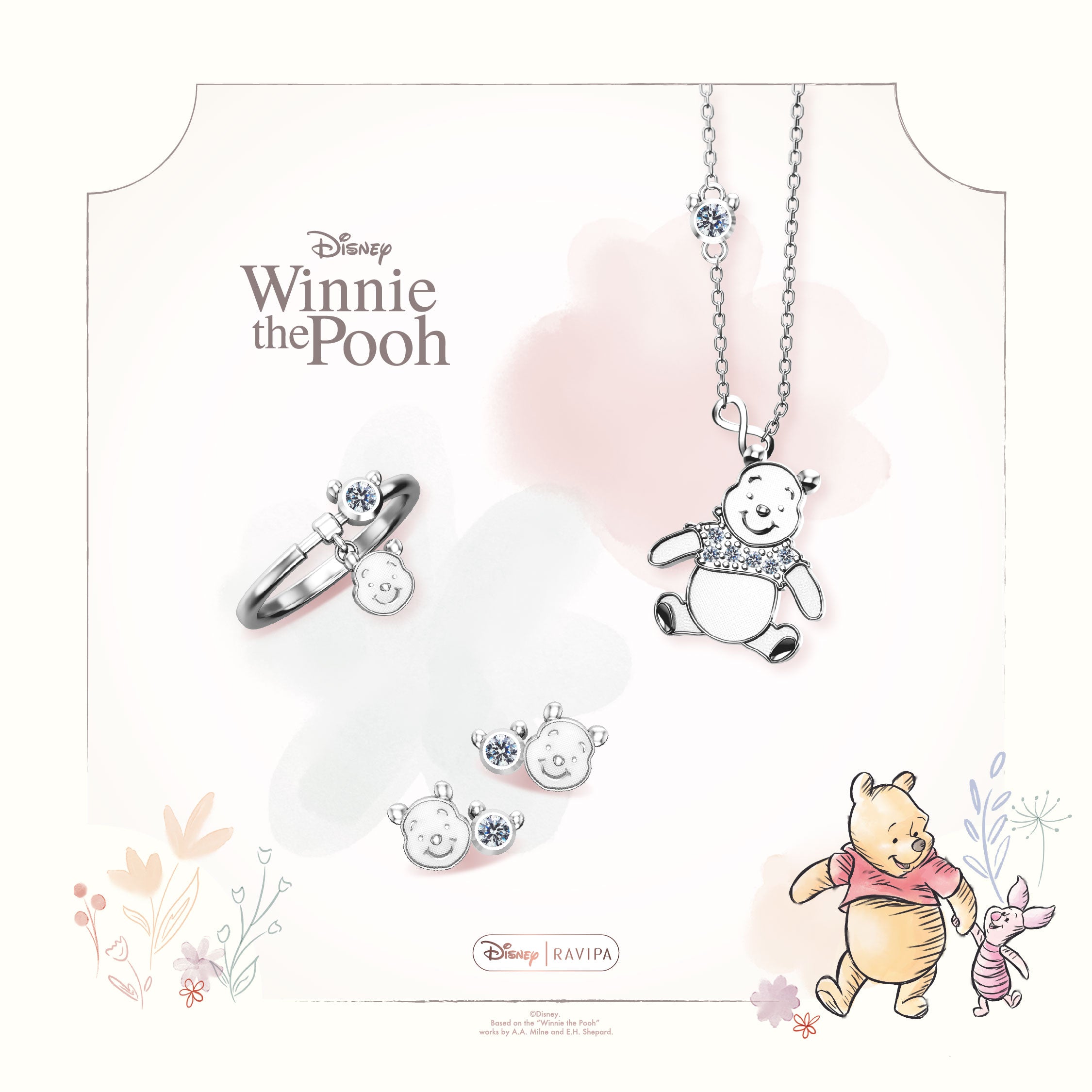 Silver Winnie the Pooh Signature Necklace – RAVIPA