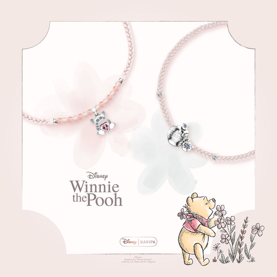 Silver The love of Winnie the Pooh Bracelet
