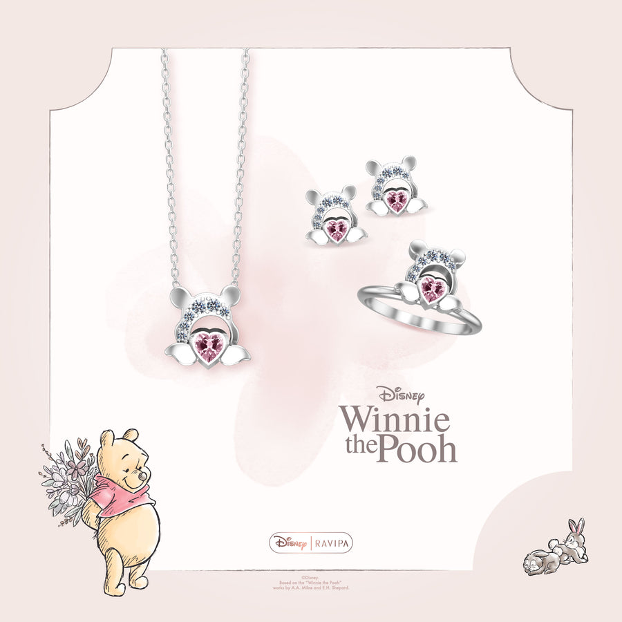 Silver The love of Winnie the Pooh Ring