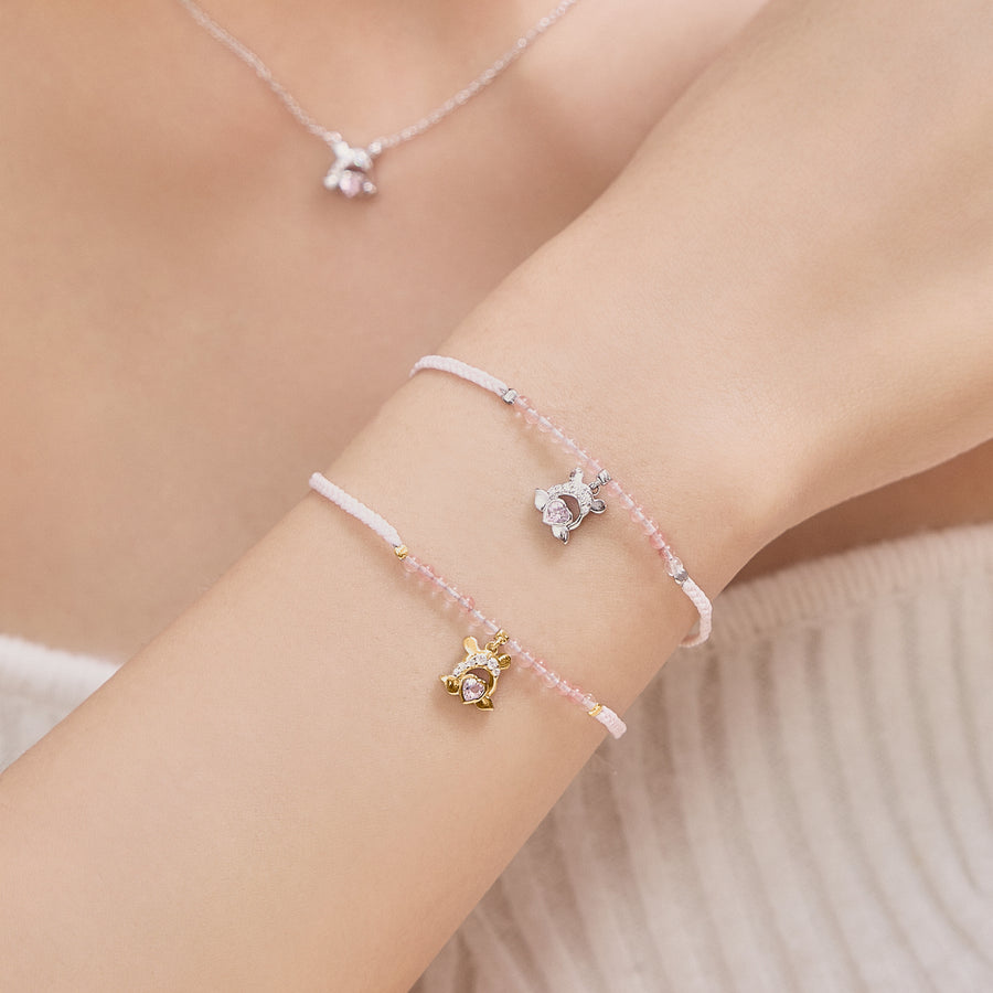 Gold The love of Winnie the Pooh Bracelet