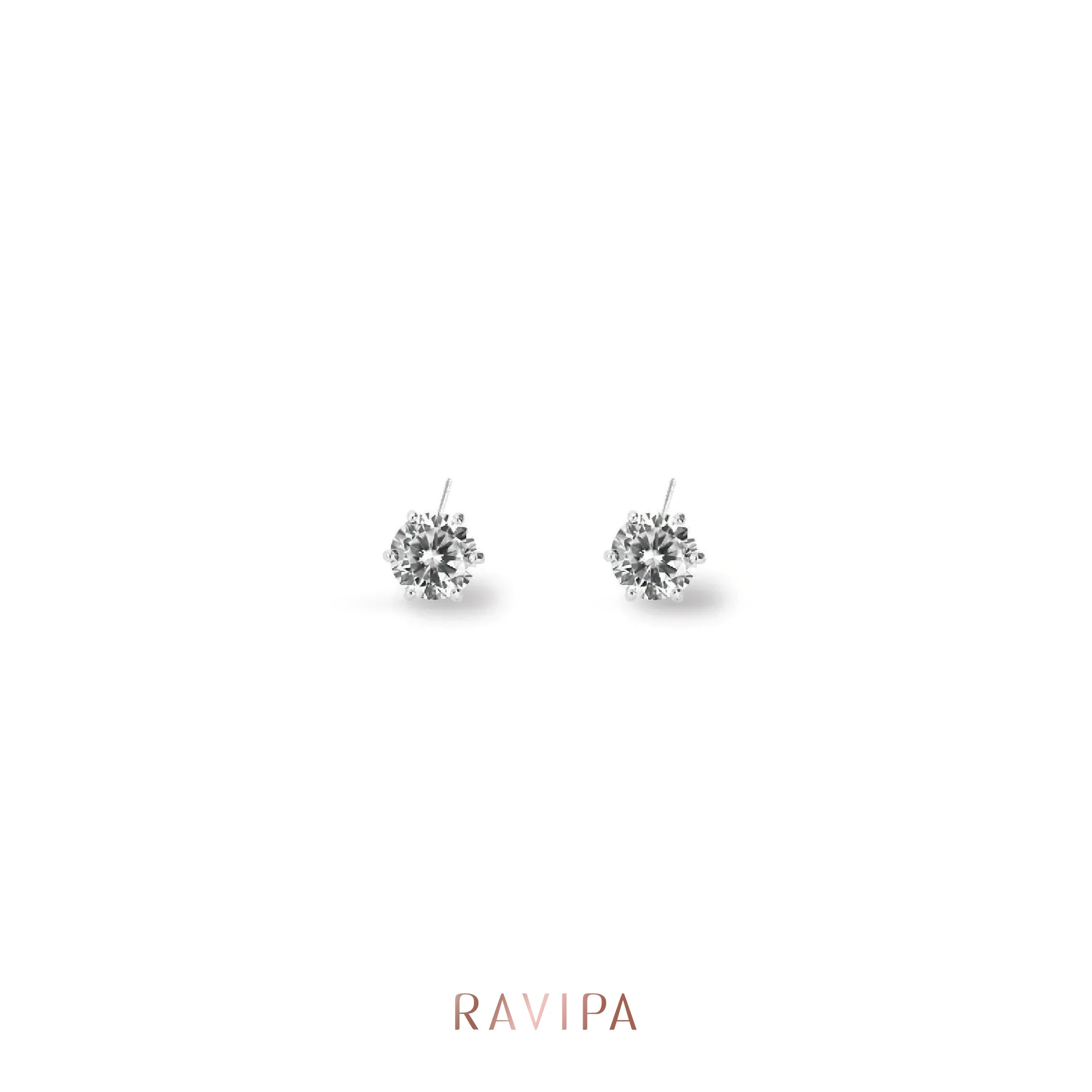 Ramona Classic Diamond Rectangle Stud