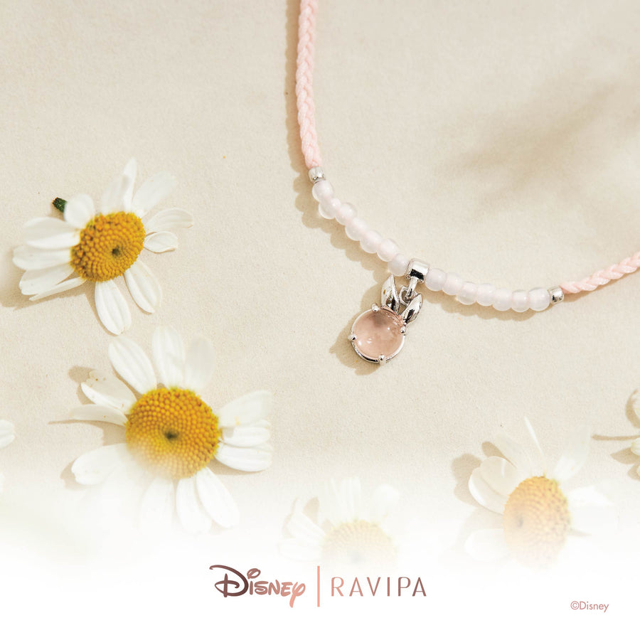 Crystal Miss Bunny & Rose Quartz Bracelet