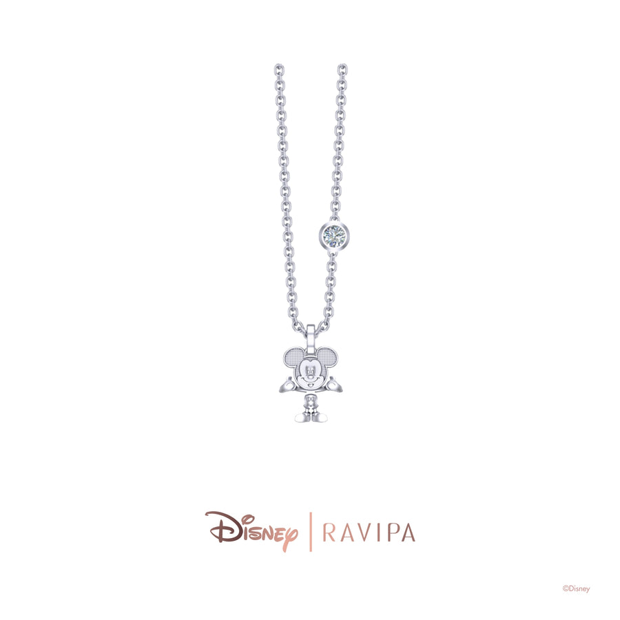 Sterling Silver Mickey Mouse Necklace — Bogart's Jewellers