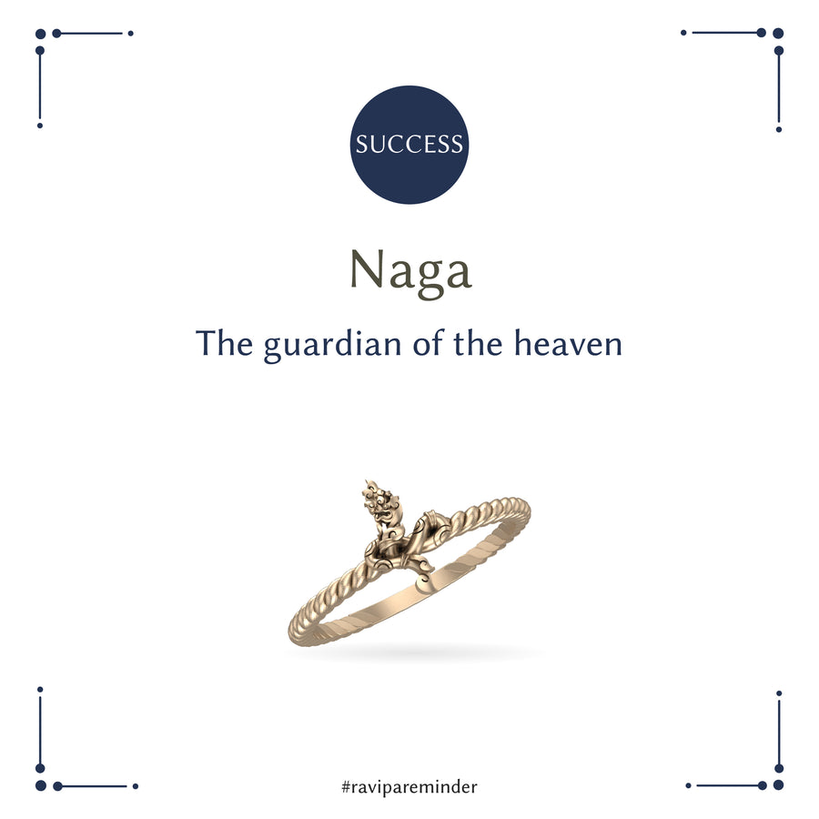 Naga Ring - Golden Gold