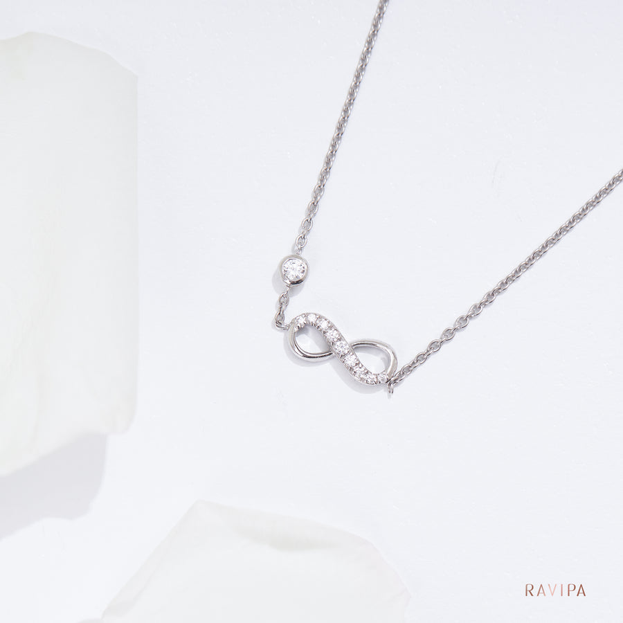 Diamond Unbreakable Infinity Necklace